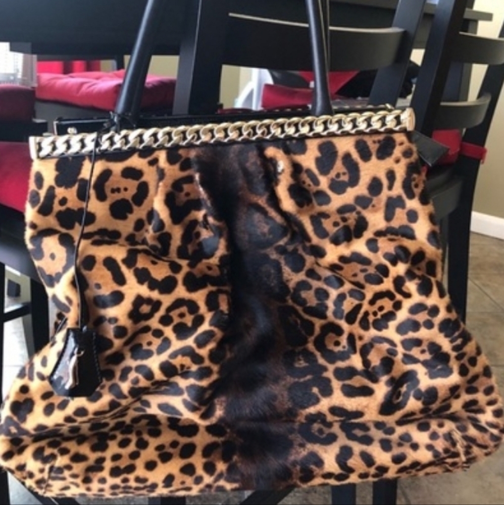 Christian Louboutin Pony Hair leopard print - AUTHENTIC BAG